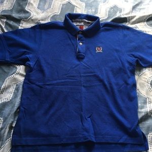 Tommy Hilfiger Polo boys size 7 blue vintage